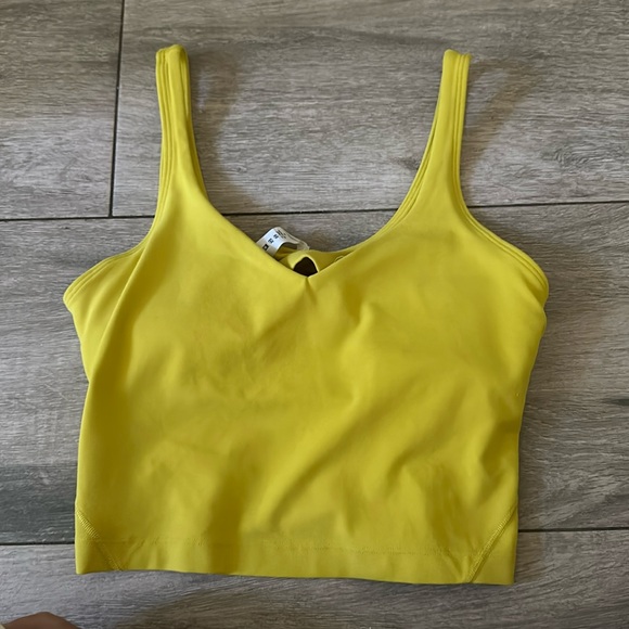 lululemon athletica Tops - yellow Lululemon align tank